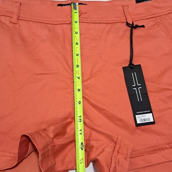 Liverpool Johnny Summer Short Solid Orange Size 33/16 NWT - Picture 7 of 15
